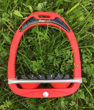 Load image into Gallery viewer, Flex-On Green Composite Ultra Inclined Grip Stirrups