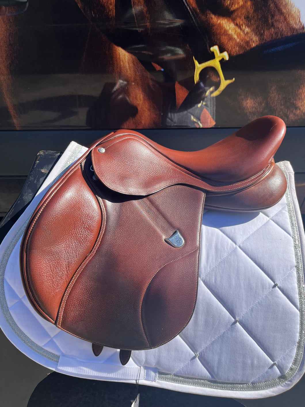 2nd Hand Bates Elevation Jump Saddle C112X