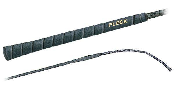 Fleck Nylon Dressage Whip with Fleck Grip