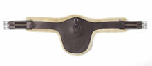 Load image into Gallery viewer, Prestige Leather Stud Guard Girth with Sheepskin (A8 FUR)
